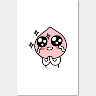 KakaoTalk Friends Apeach (Happy in Tears) Posters and Art